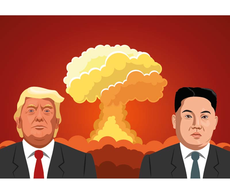 Donald Trump / Kim Jong-un: dos niños jugando a la guerra