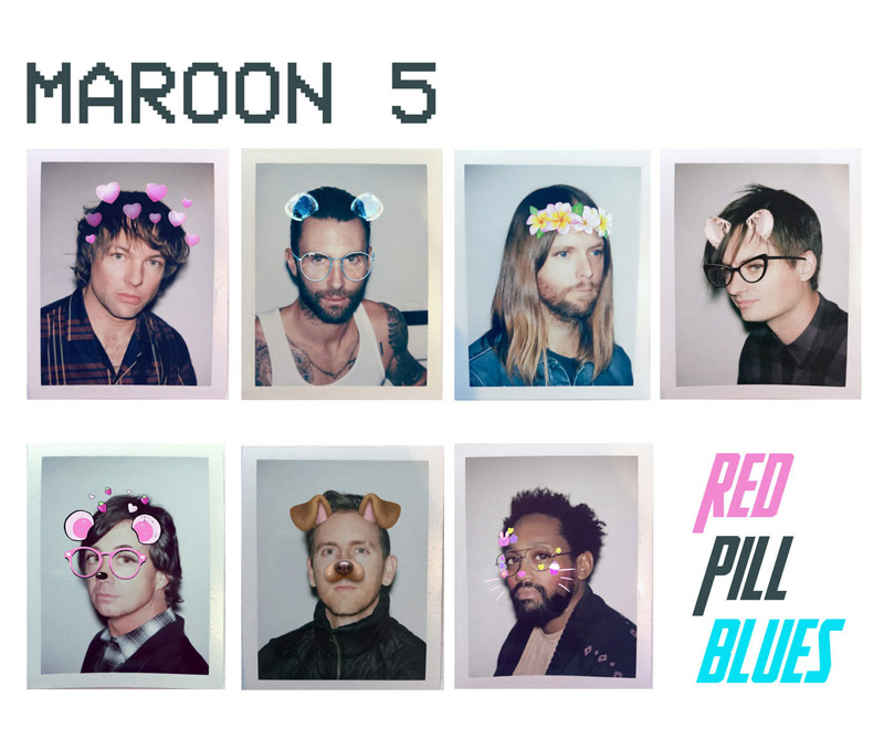 Maroon 5 y sus pildoritas rojas