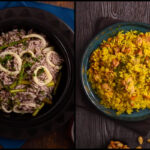 2 deliciosas recetas para compartir: risotto al vino tinto y arroz cítrico thai