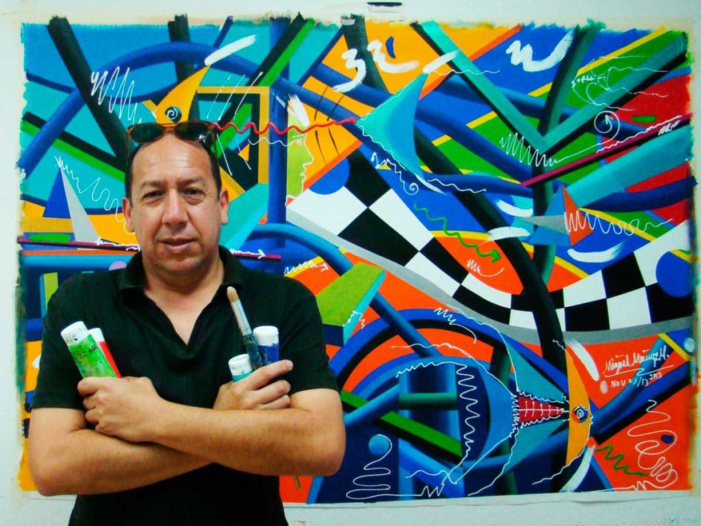 Miguel Muñoz, artista colombiano, 