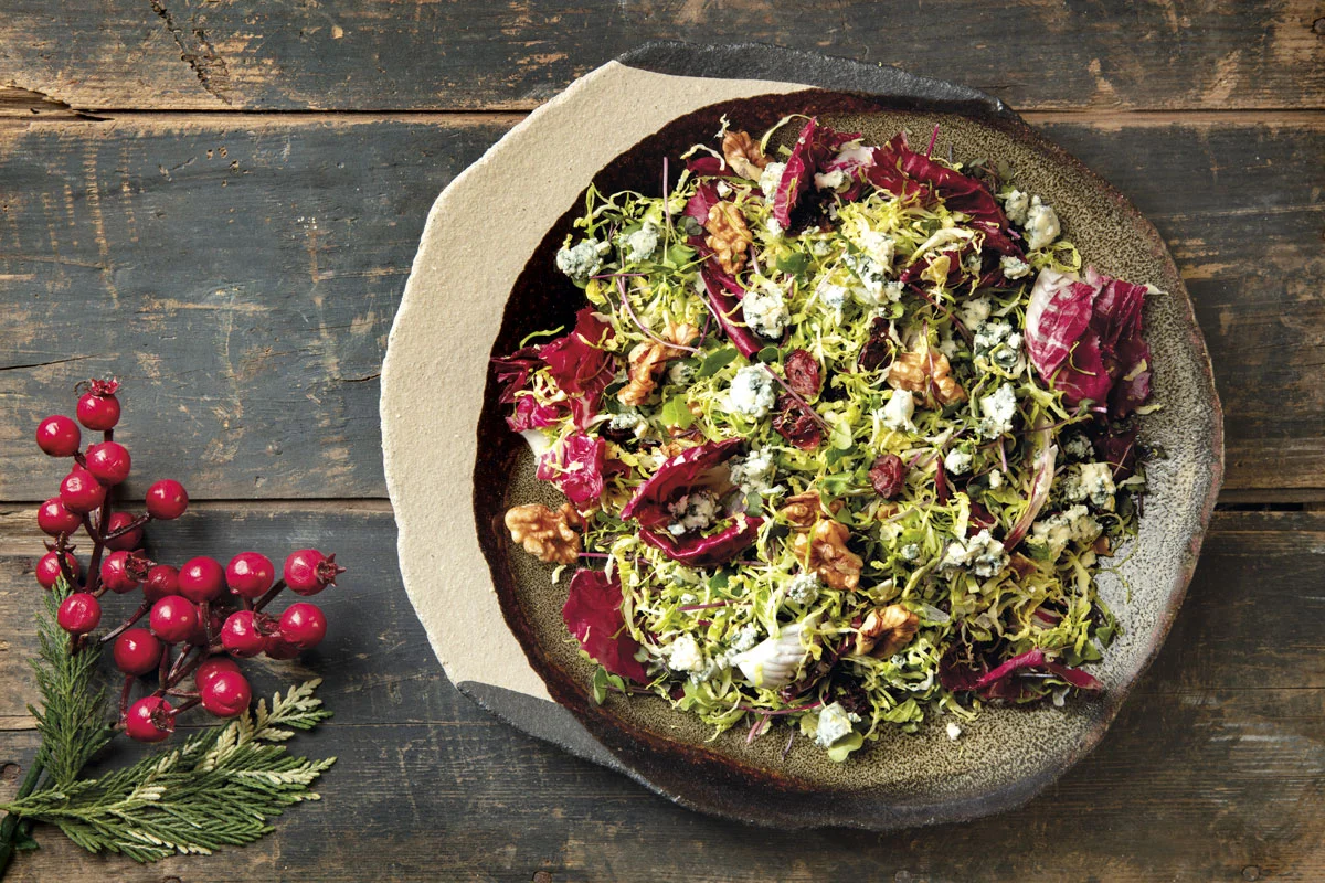 Esta sencilla receta navideña de ensalada de repollitos le encantará