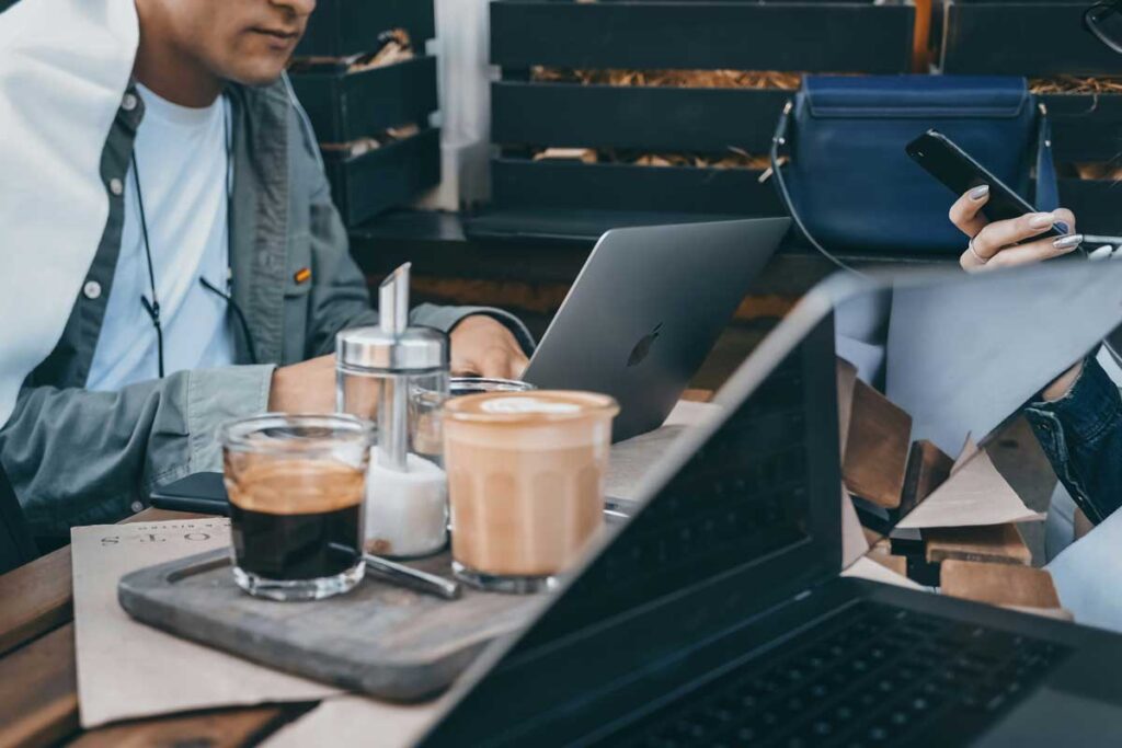cafés para teletrabajar