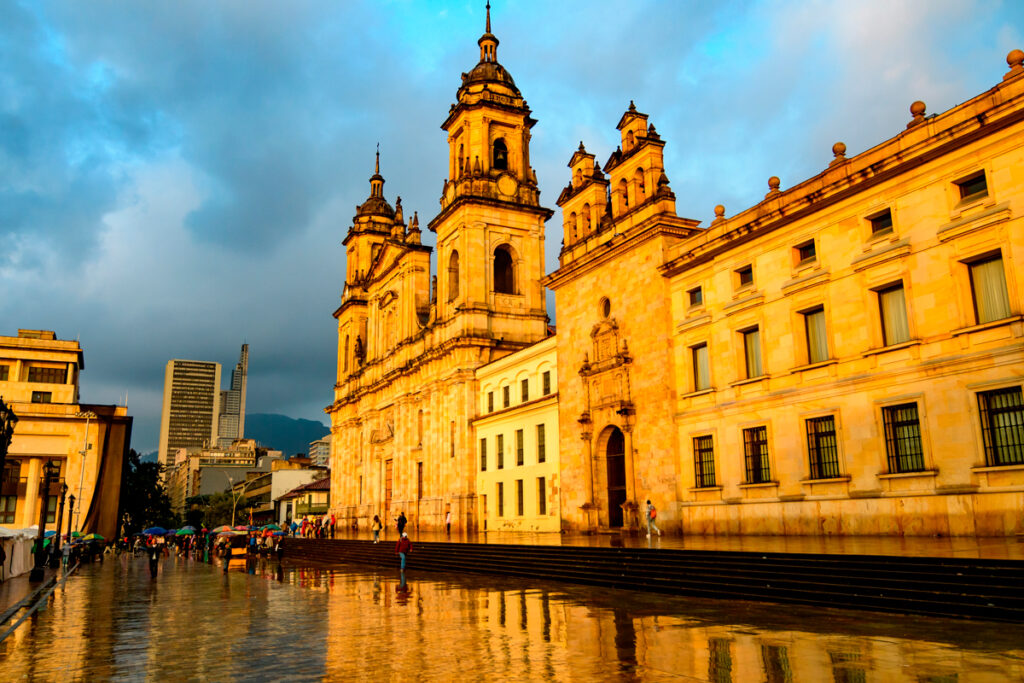 Semana Santa, Bogotá, Iglesias
