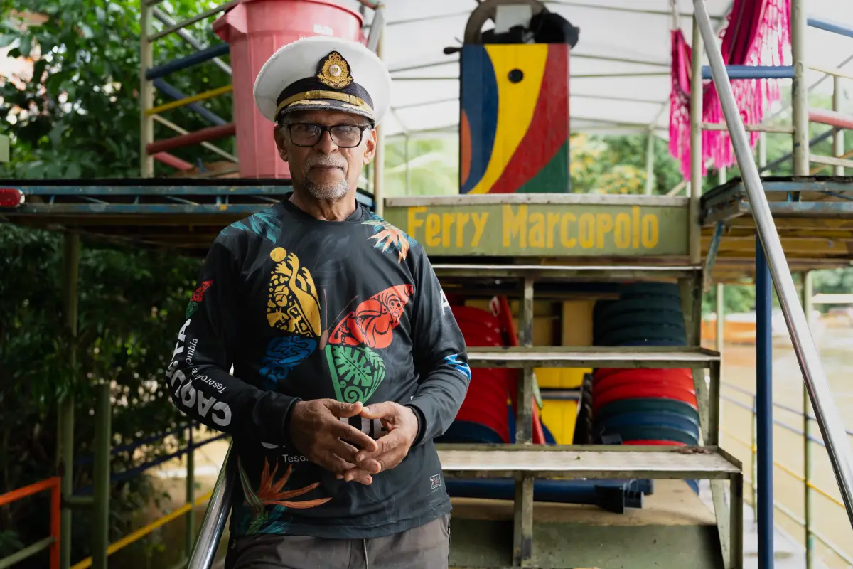 Rubén Darío Polo, el capitán que convirtió un ferry en símbolo de paz