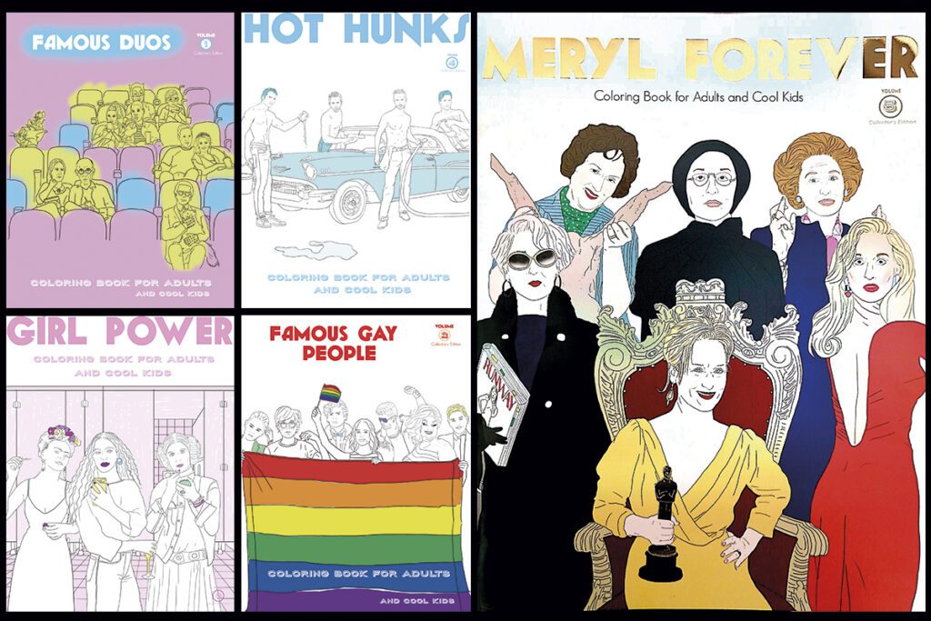5 libros para colorear inspirados en la cultura popular Libros para colorear