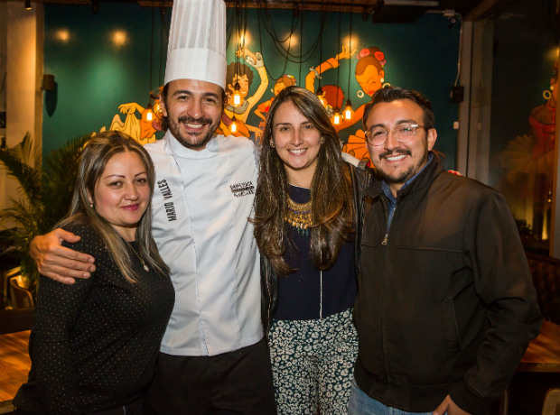 Mark Rausch, Carlos Leyva, Cristina Botero, Mario Valles y Jorge Rausch.