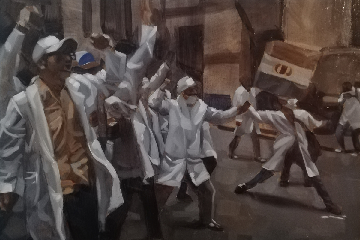 'respeto total', un homenaje del maestro sair garcía al personal médico