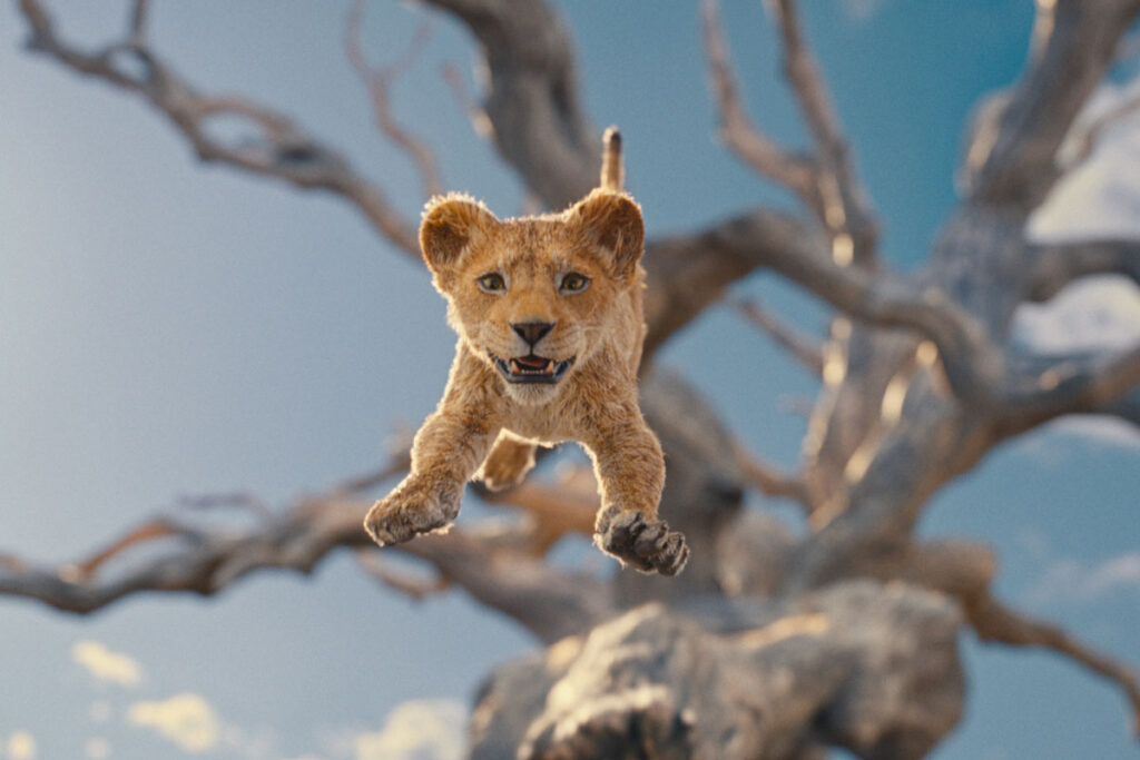 Mufasa (voiced by Braelyn Rankins) in Disney’s MUFASA: THE LION KING. Photo courtesy of Disney. © 2024 Disney Enterprises Inc. All Rights Reserved.