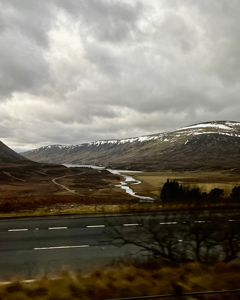 Camino a edimburgo de aberdeen