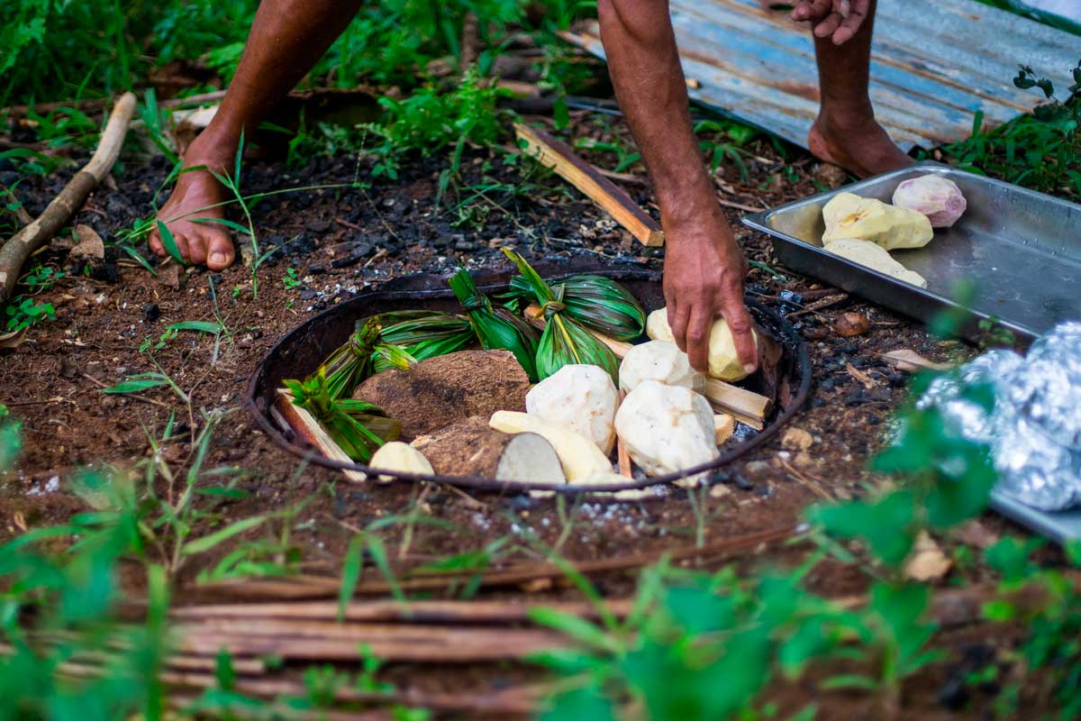 Cocina bajo tierra
