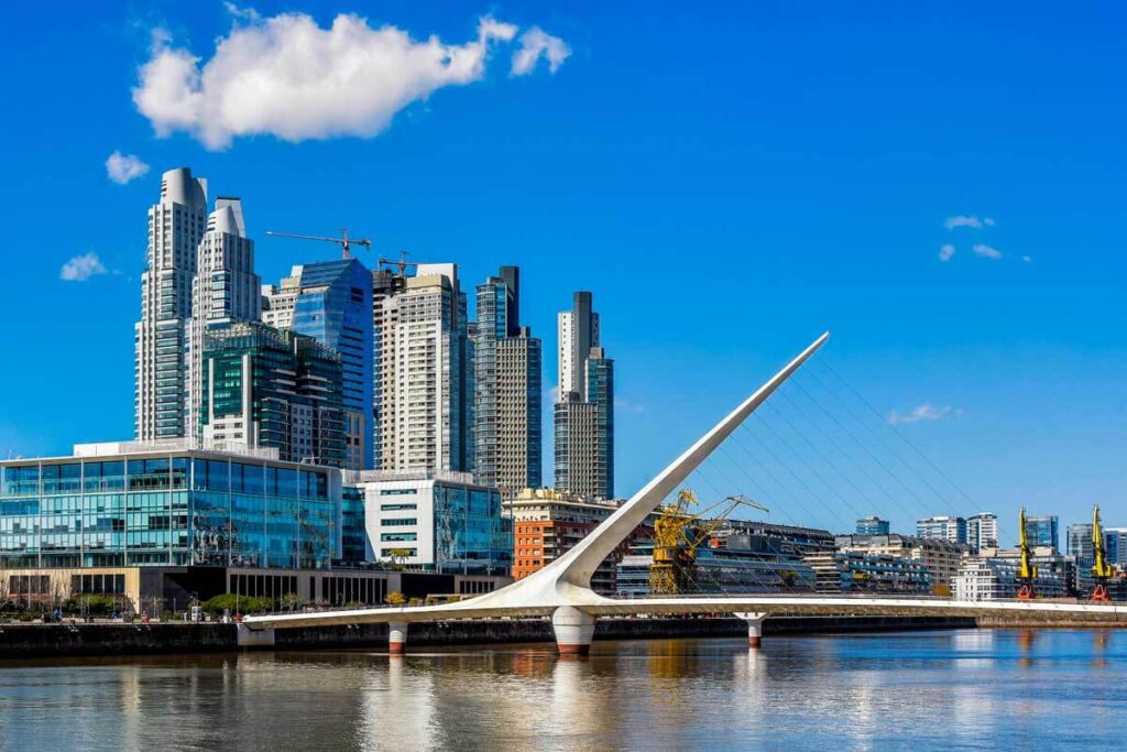 Puente de la mujer Buenos Aires