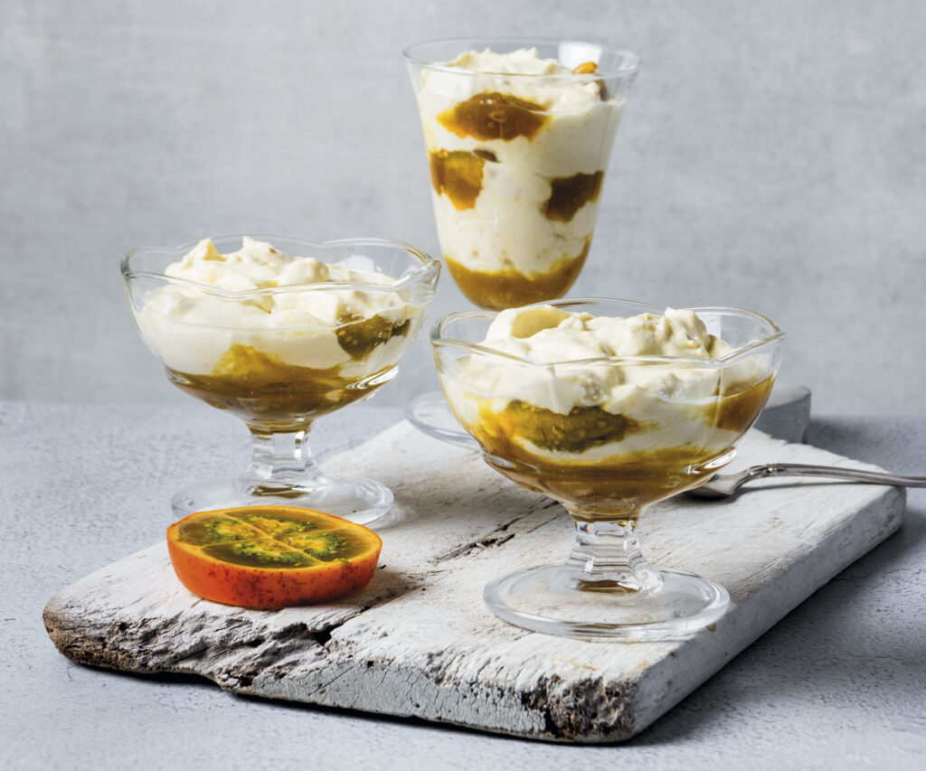 Las recetas de tres exquisitos postres según la chef tansy evans Foto de josé iskandar