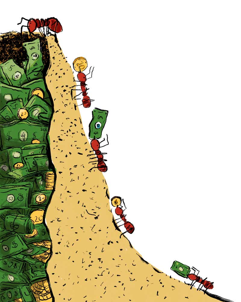 Detener los gastos hormiga