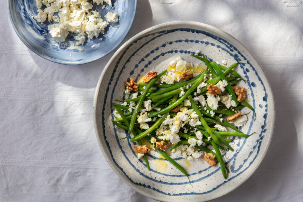 Habichuelines queso feta día de la madre