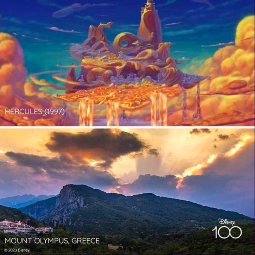 Lugares de disney en la vida real