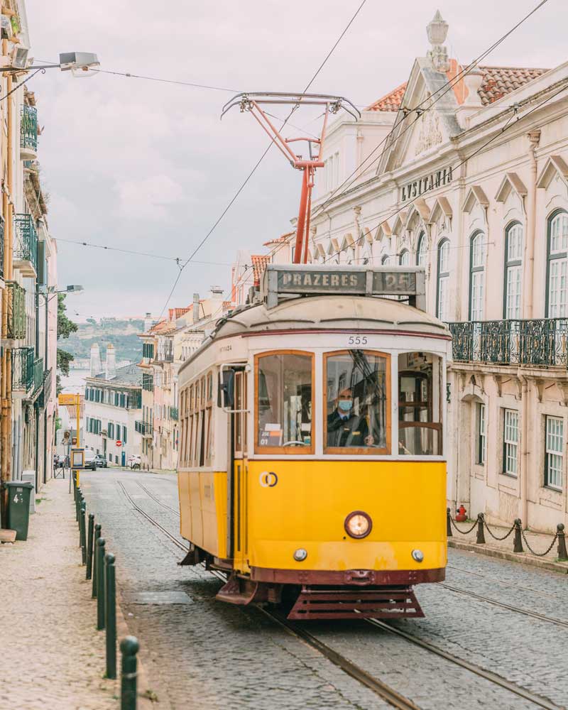Crónica de seis días por lisboa y sus alrededores Tranvia lisboa