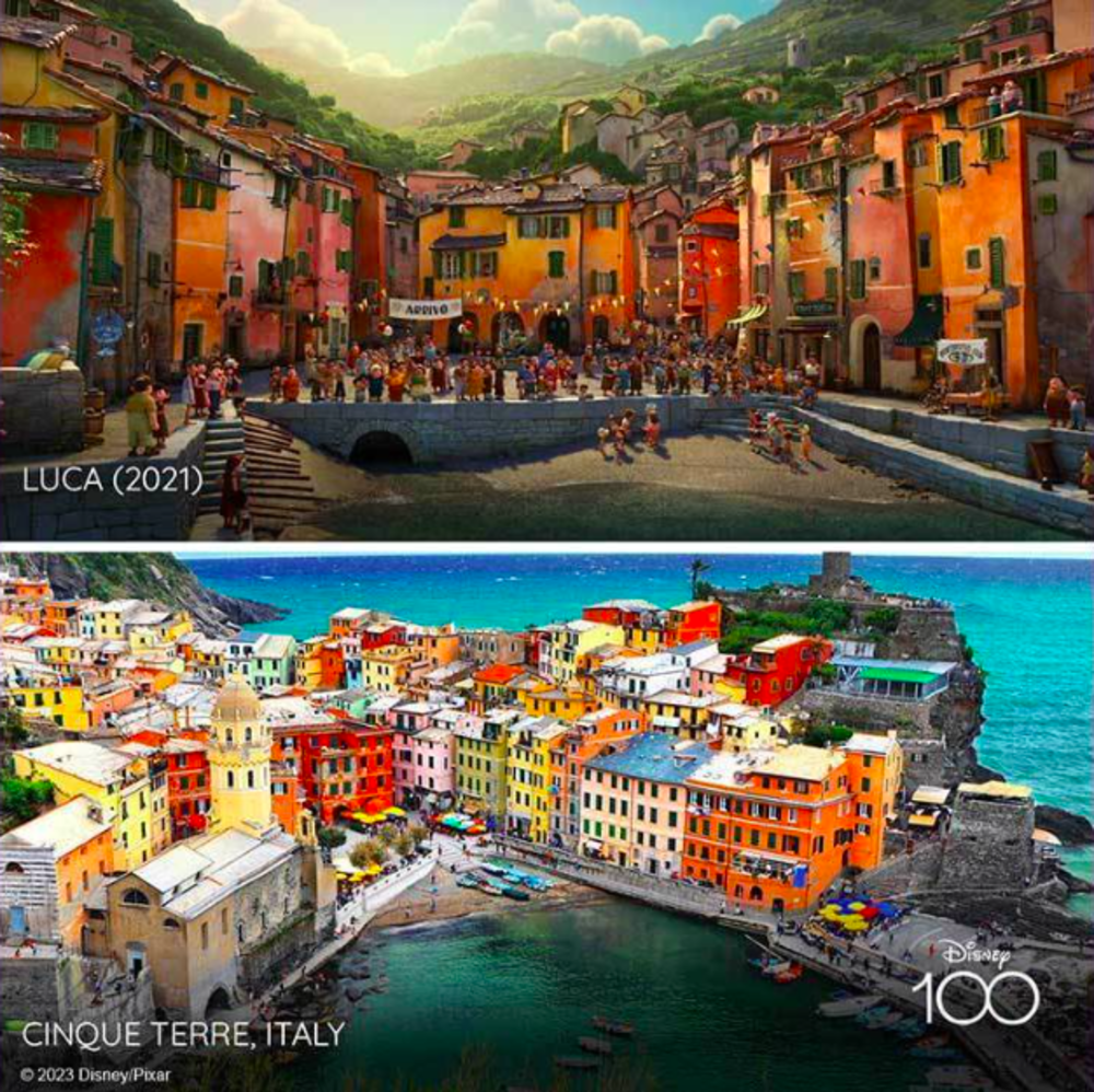 Lugares de disney en la vida real