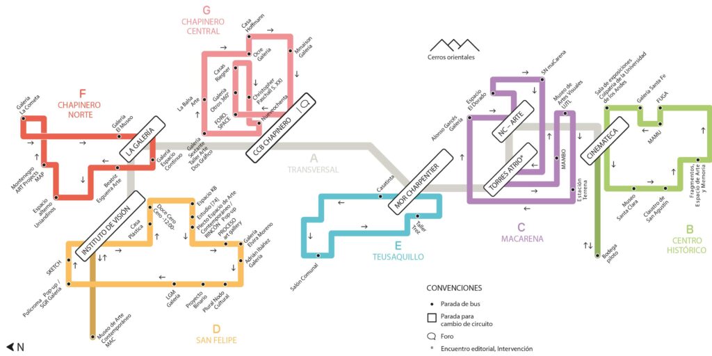 Recorridos artbo fin de semana 2023