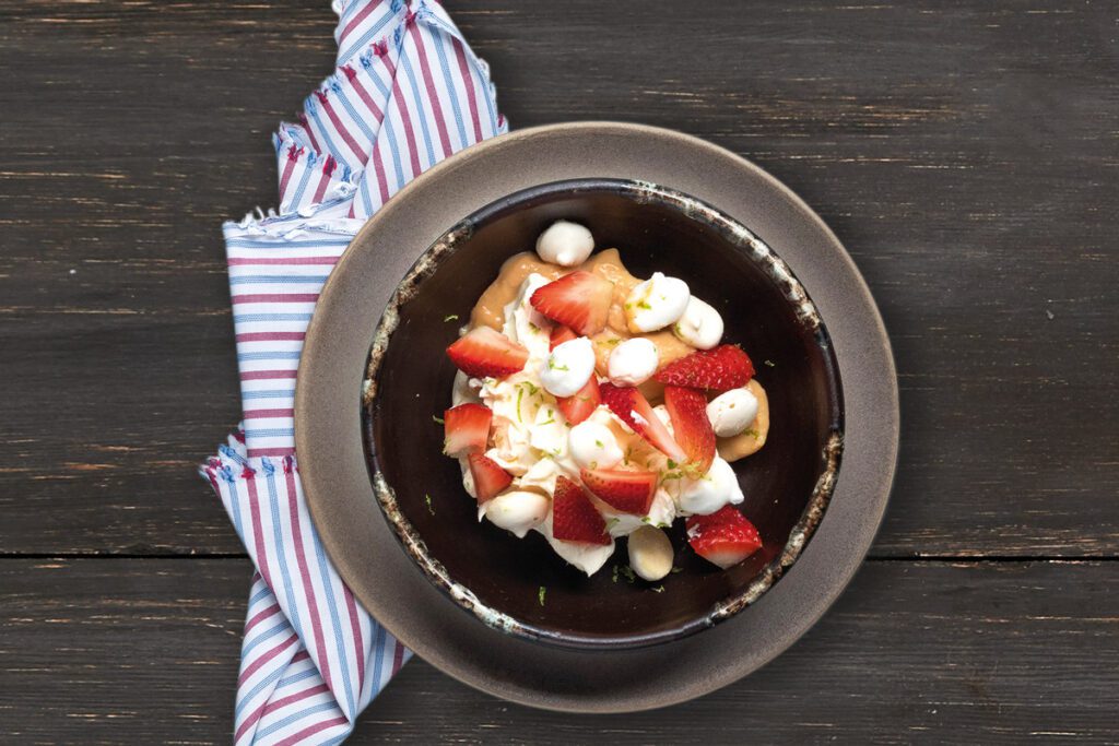Receta: merengón de guanábana y arequipe Postre