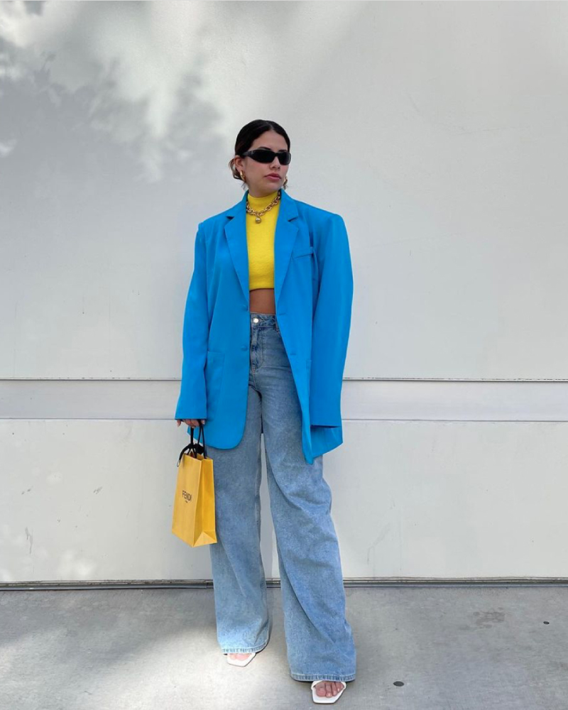 Contrastes de color tendencias de moda