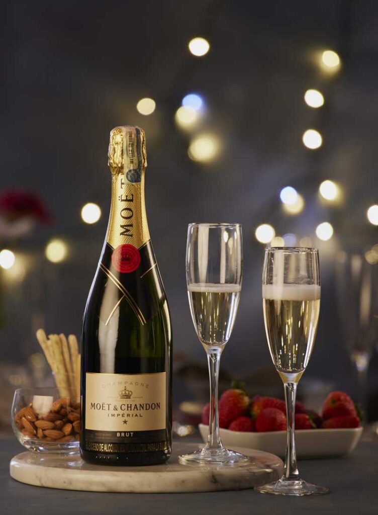 Mundo de burbujas: champagne y espumosos para celebrar en casa Moet chandon champagne