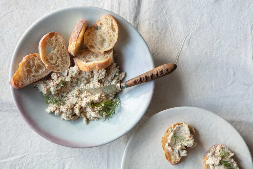 Paté de trucha ahumada