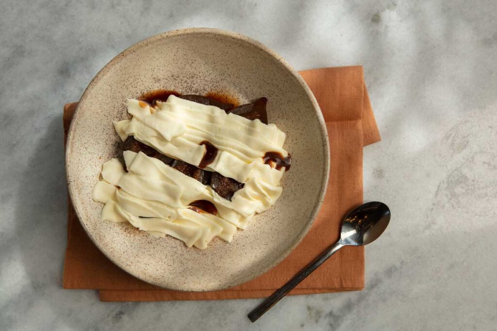 Receta de postre de brevas y cremas