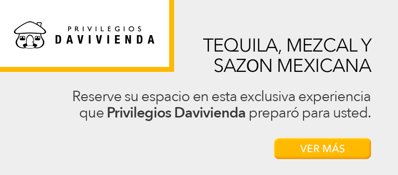 4 experiencias de tacos, tequila y parrilla junto a privilegios davivienda