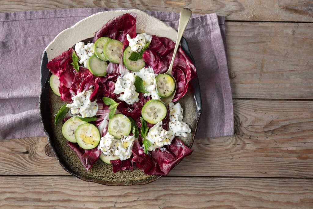 Burrata con feijoa receta día del padre