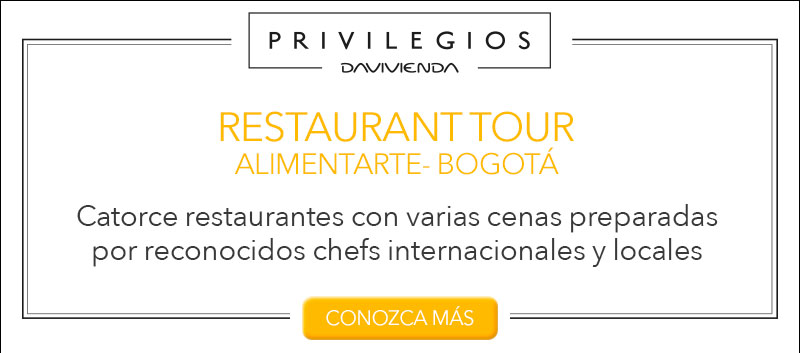 Conozca los 14 restaurantes que hacen parte del davivienda restaurant tour alimentarte