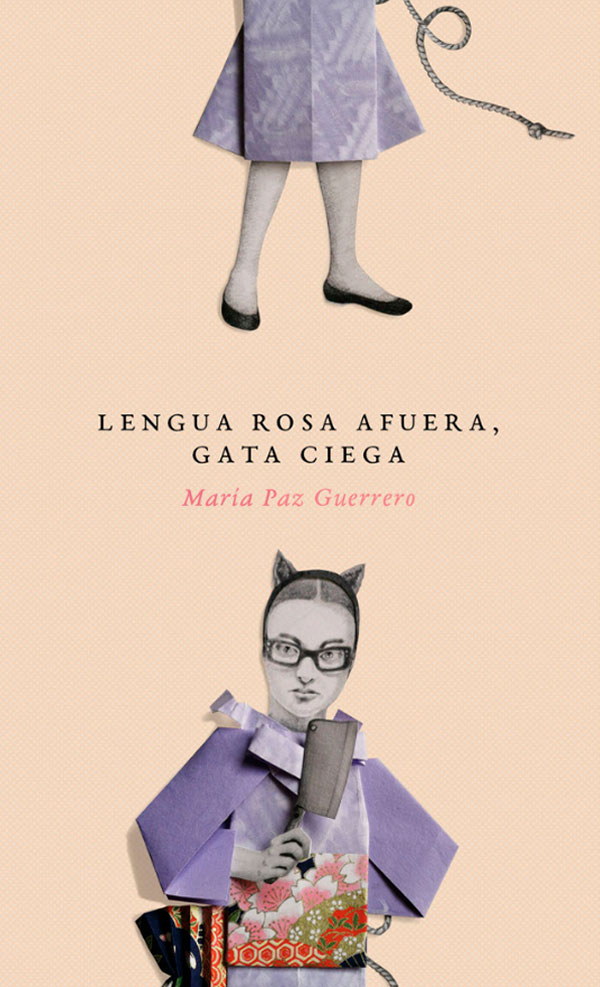 Lengua rosa afuera, gata ciega libro