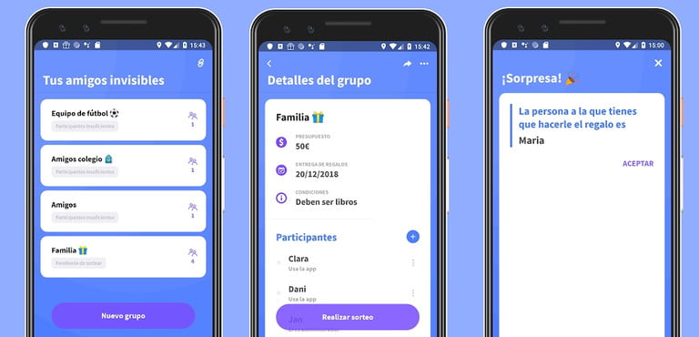 Cuatro aplicaciones para jugar amigo secreto en navidad