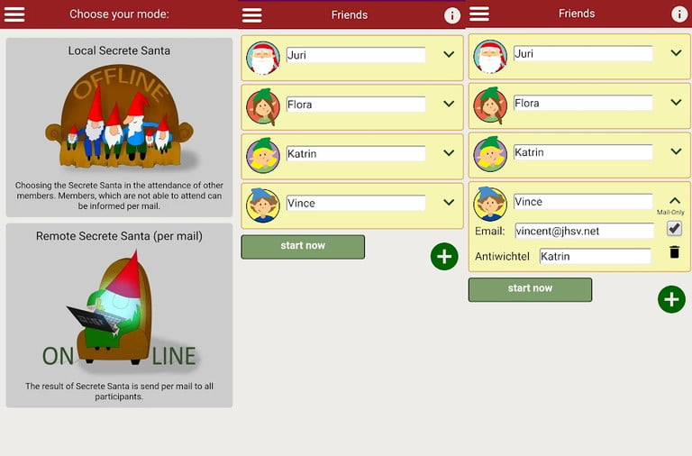 Cuatro aplicaciones para jugar amigo secreto en navidad