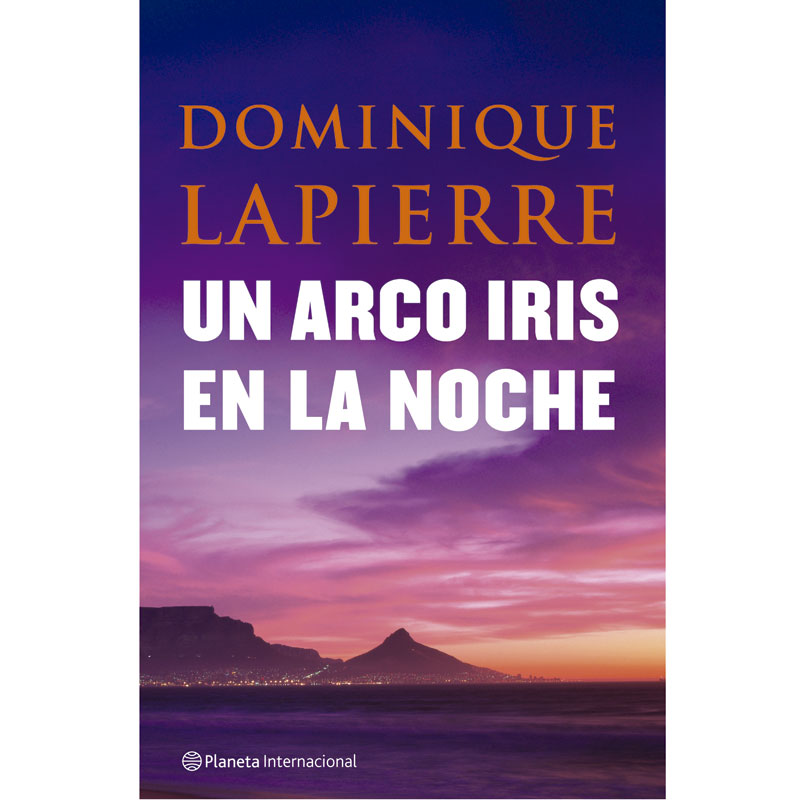 Un arco iris en la noche