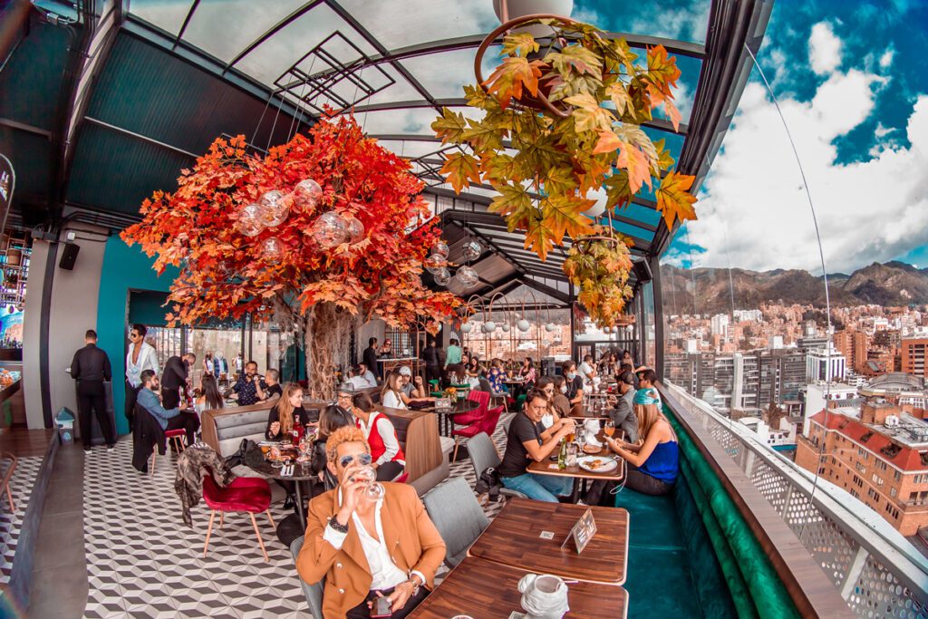 Rooftop para comer, tomar cocteles