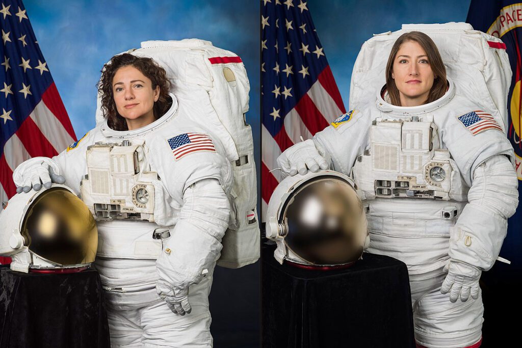 ¿quiénes son las primeras mujeres en hacer una caminata espacial?