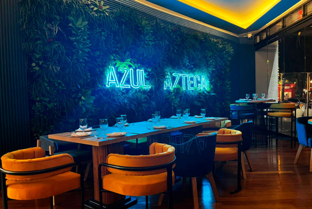 Azul Azteca, cocina mexicana