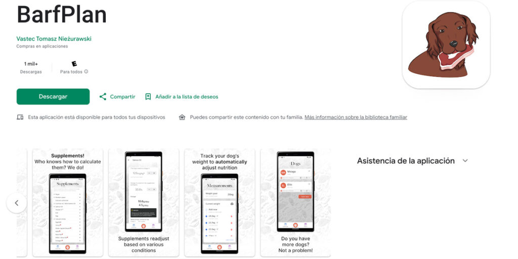 aplicaciones para perros