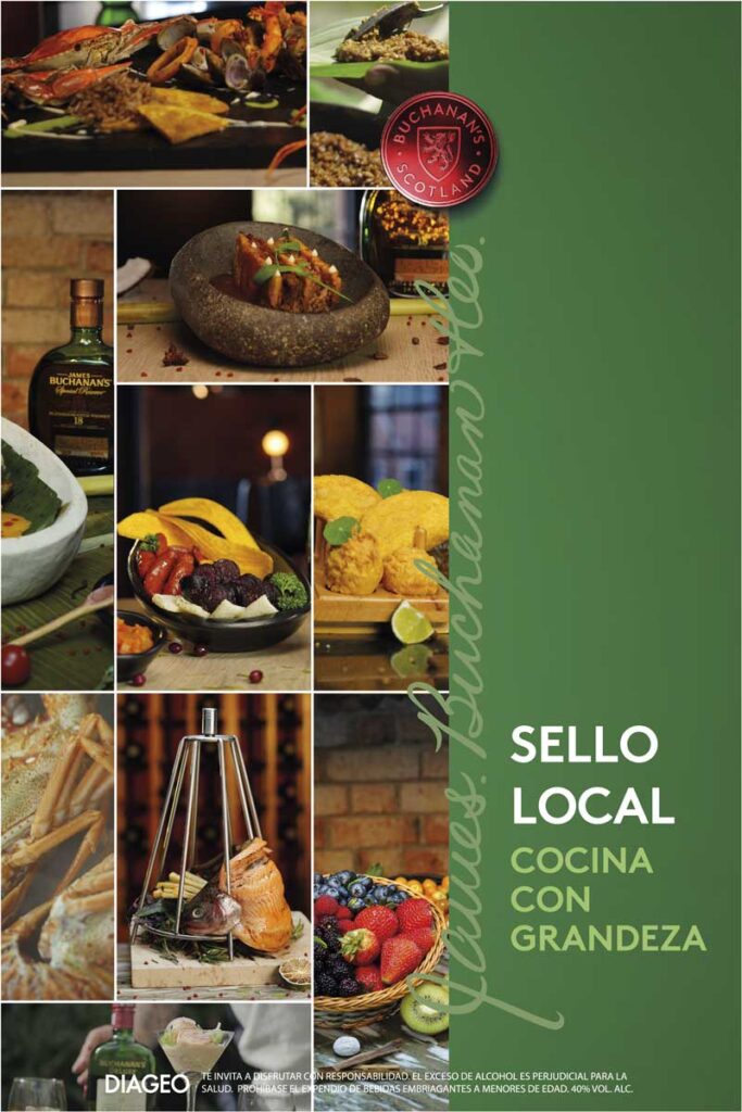 Descubra los sabores de colombia en el libro sello local de buchanan’s