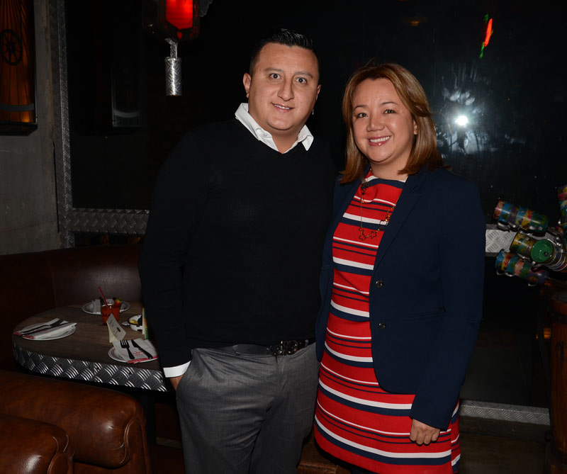 Camila Omaña y William Moscosa