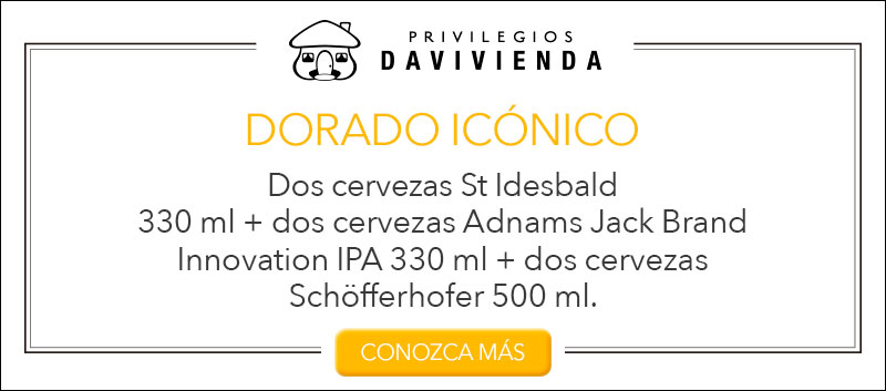 Kit de cervezas Privilegios Davivienda