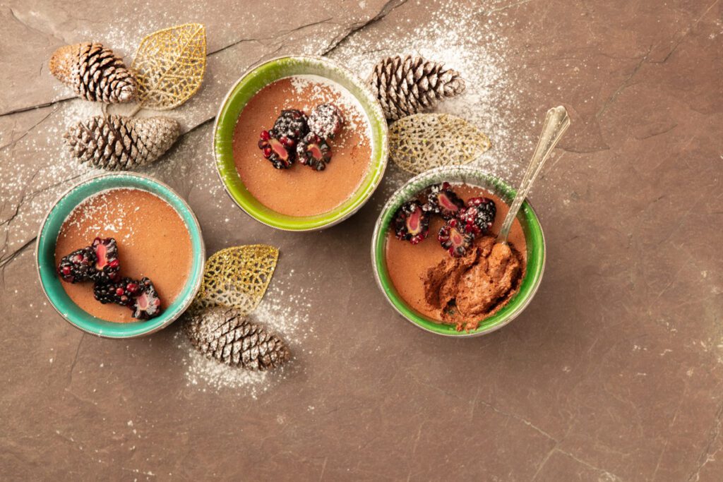 Receta: mousse de chocolate con aceite de oliva