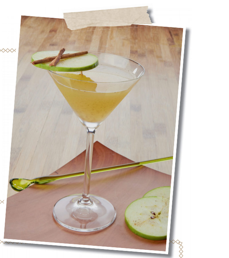 Tres cocteles para el viernes: lulardiente, manhattan y apple cinammon