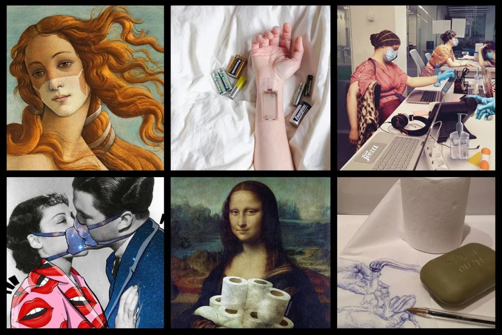Covid art museum: el ingenio y el arte en una cuenta de instagram
