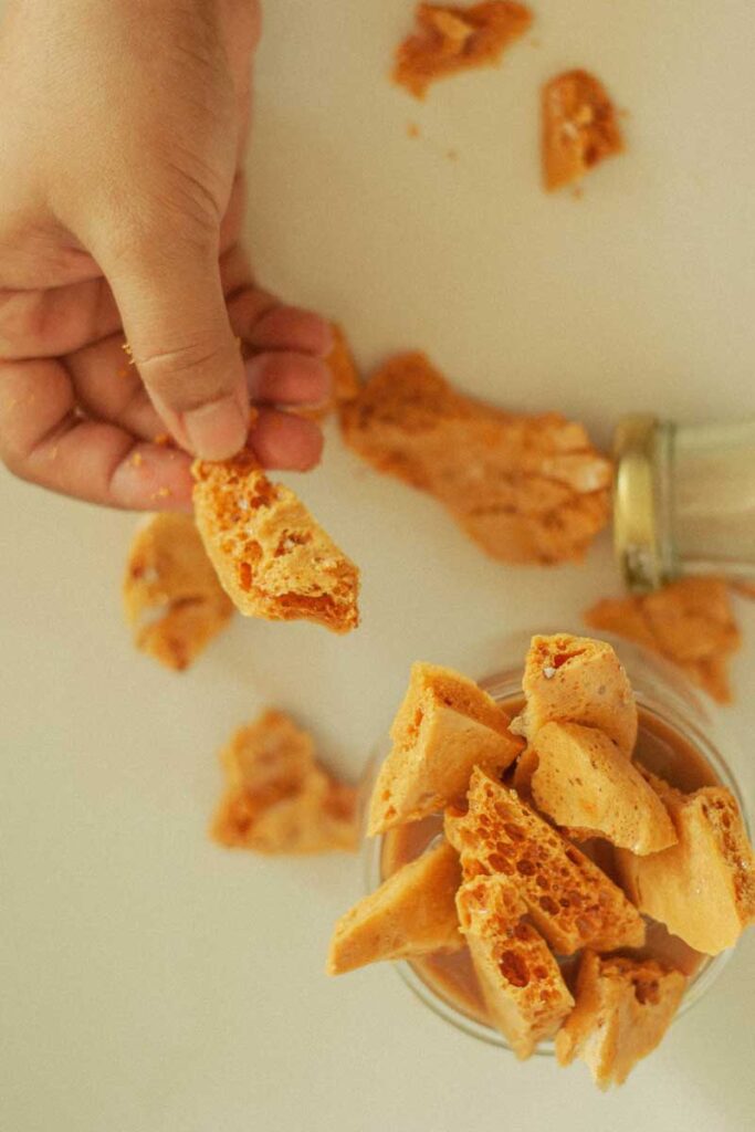 Dalgona, galleta, receta