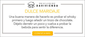 Whisky con chocolate