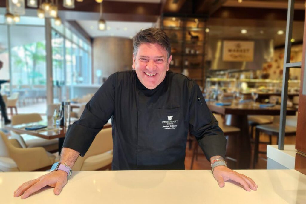 "el restaurante de un hotel también se puede ganar una estrella michelin", maurizio di munno Maurizio di munno