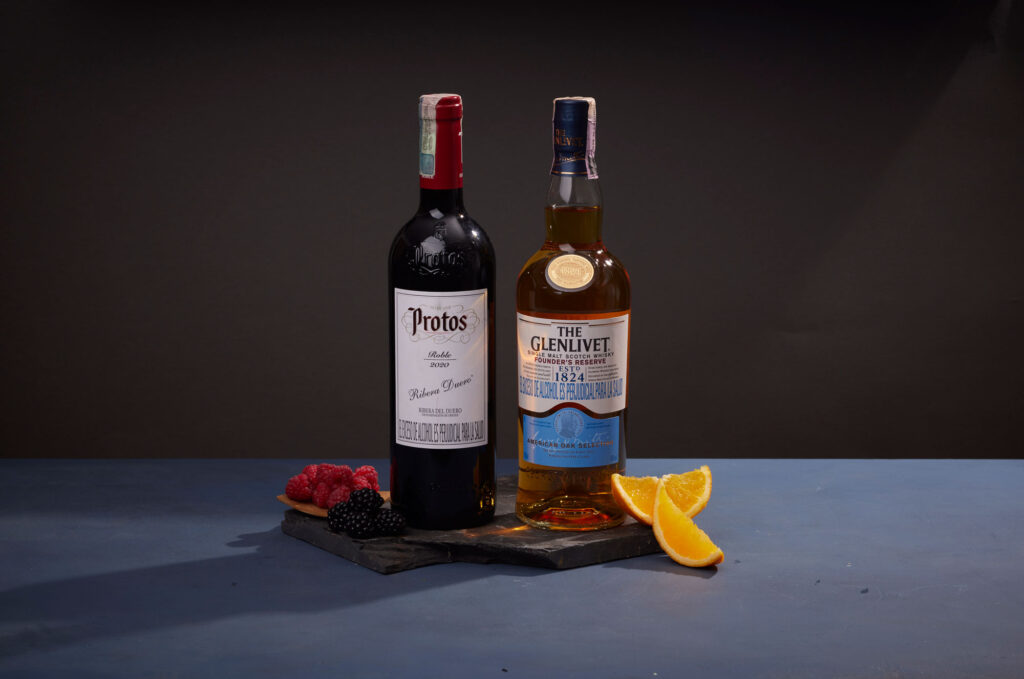 whisky y vino