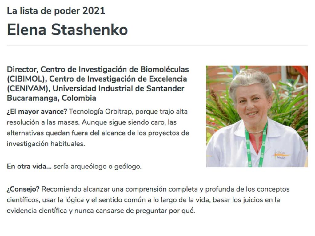 Una científica colombo rusa hace parte de las mujeres más influyentes de la ciencia