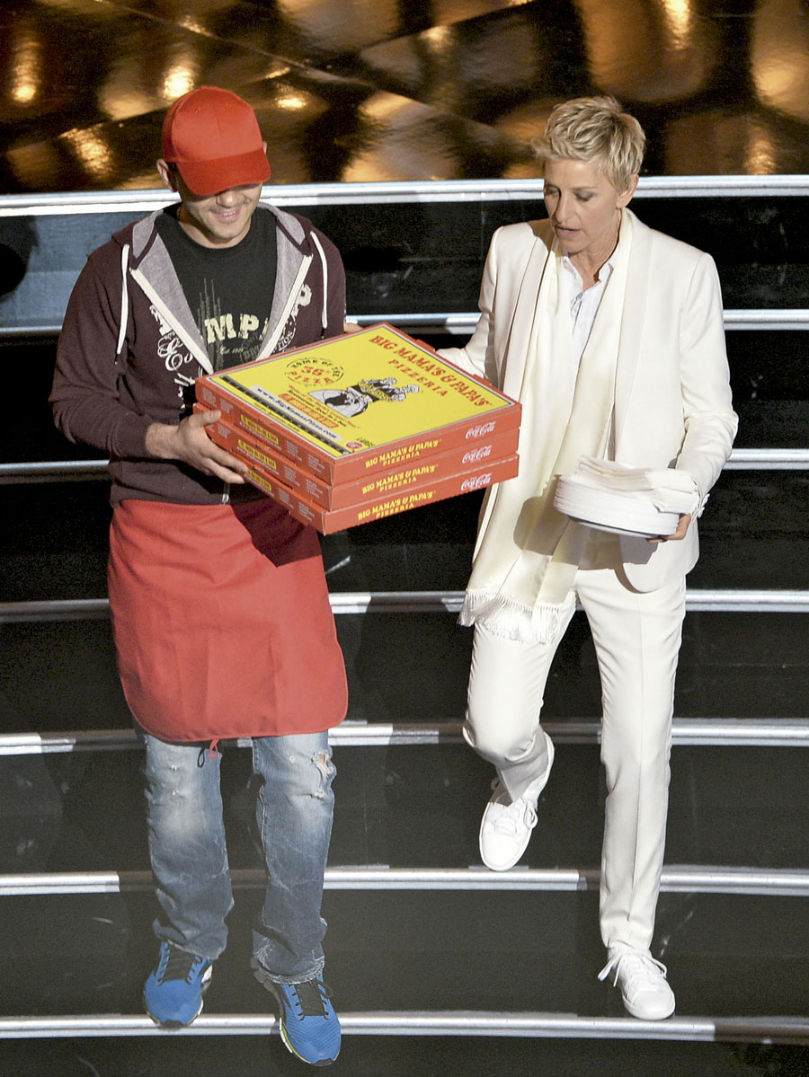 pizza Ellen DeGeneres